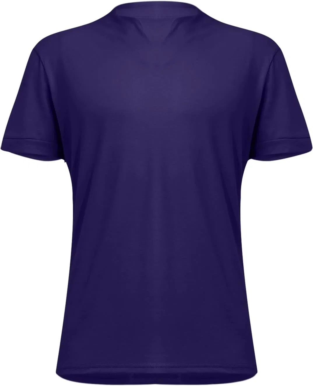 Мужская свободная футболка с V-образным вырезом, Dark Purple — фото 3