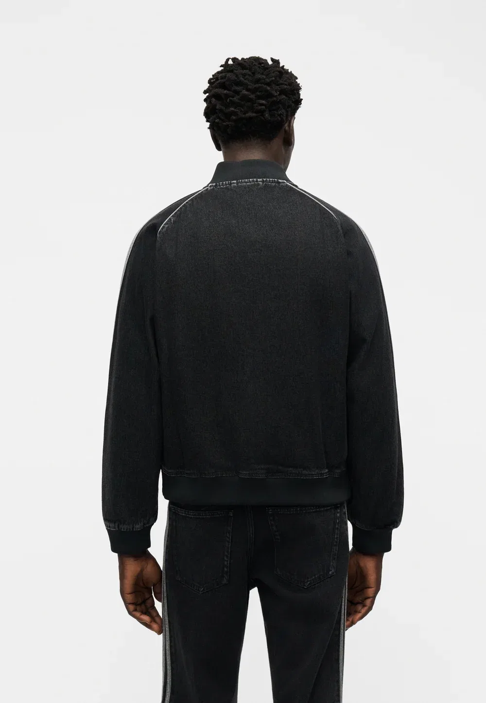 Джинсовая куртка унисекс Adidas Originals, True Black Denim — фото 2