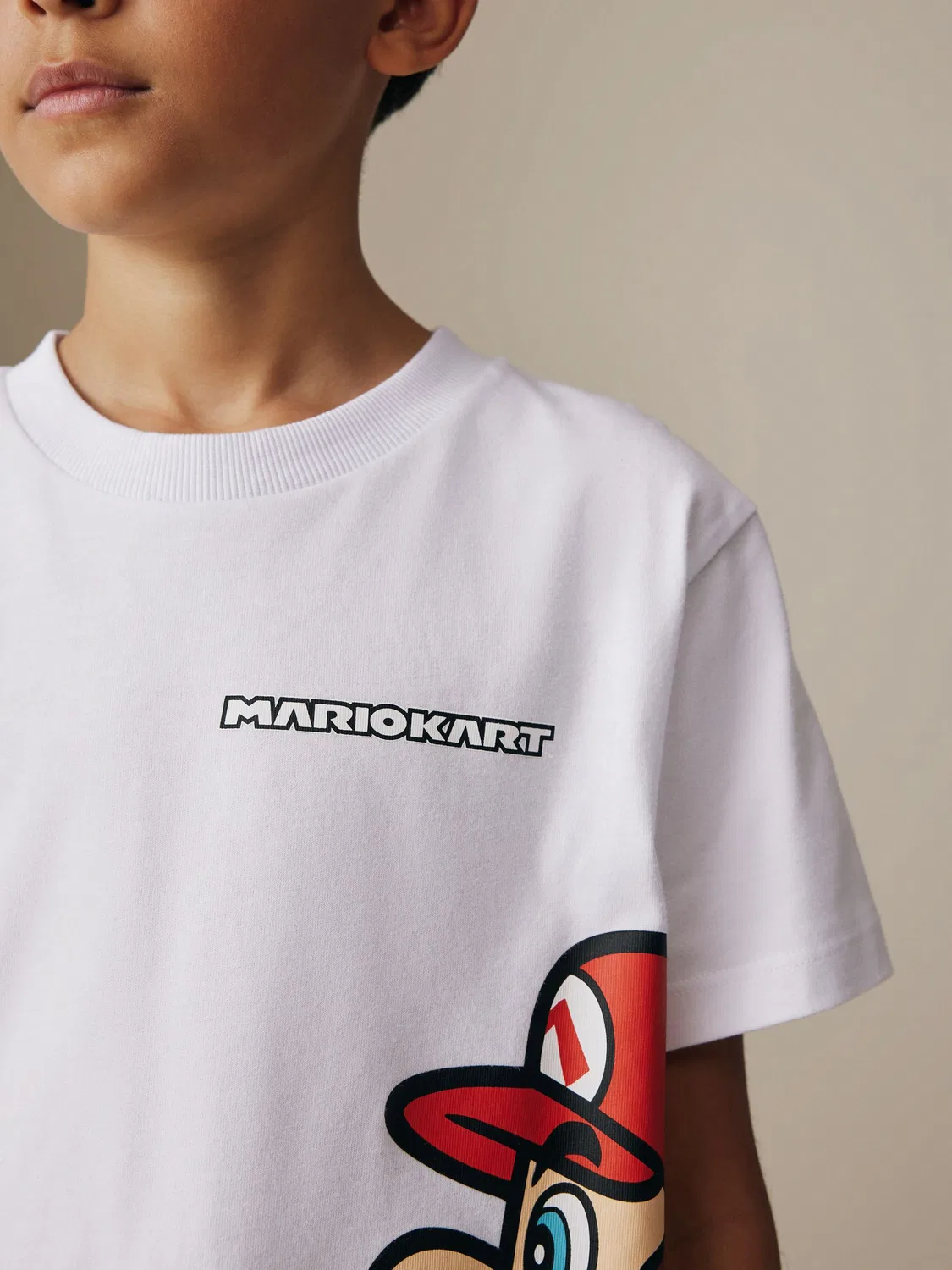 Футболка с принтом Mario Next, белый — фото 4