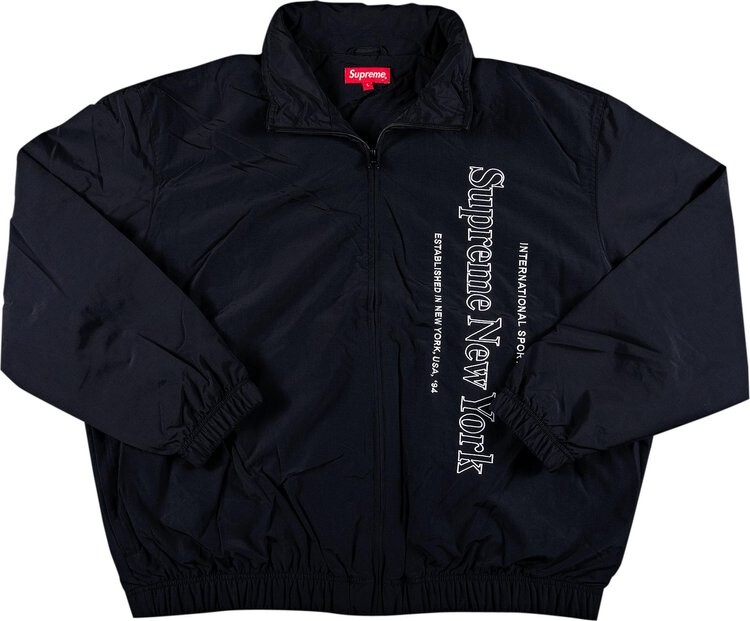 

Куртка Supreme Side Logo Track Jacket 'Black', черный