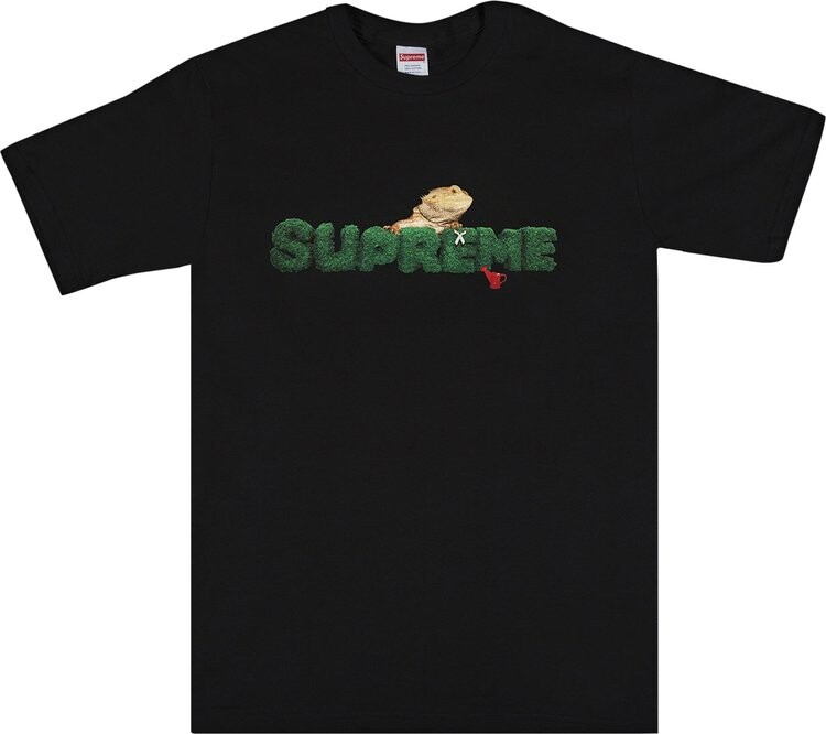 

Футболка Supreme Lizard Tee 'Black', черный