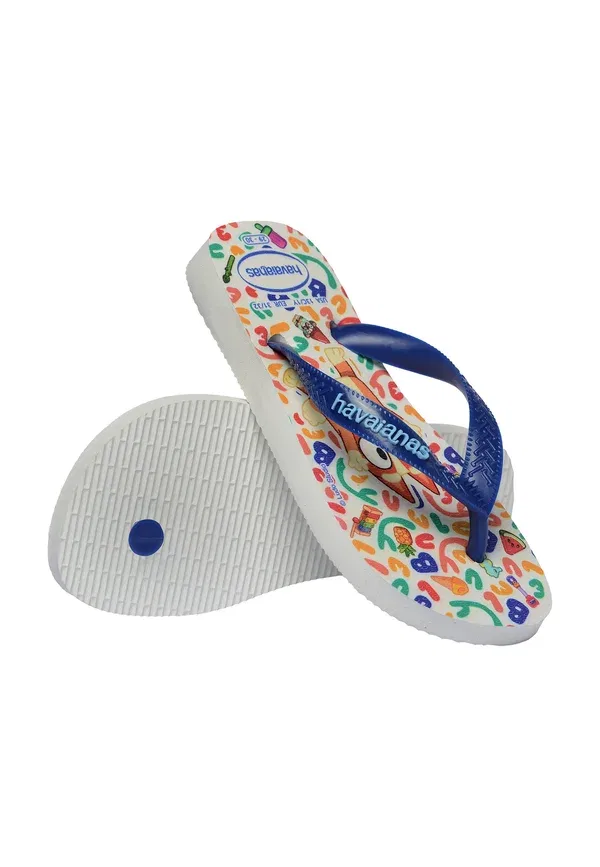 Детские синие унисекс тапочки для бассейна Havaianas — фото 4