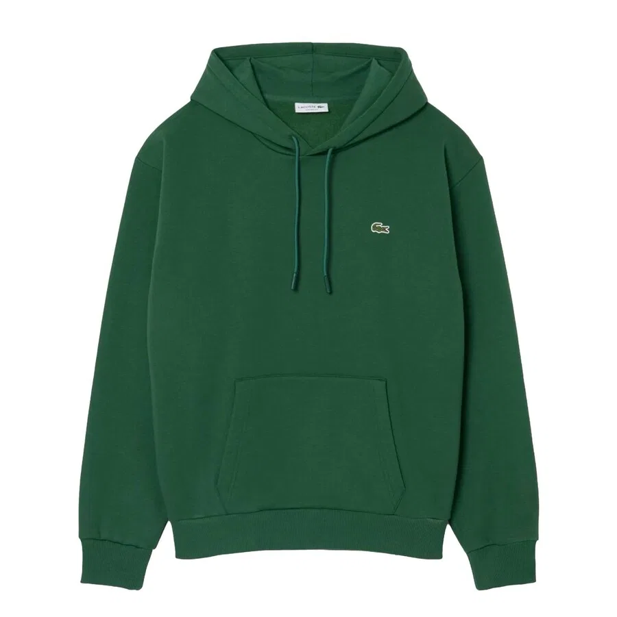 Толстовка LACOSTE зеленого цвета