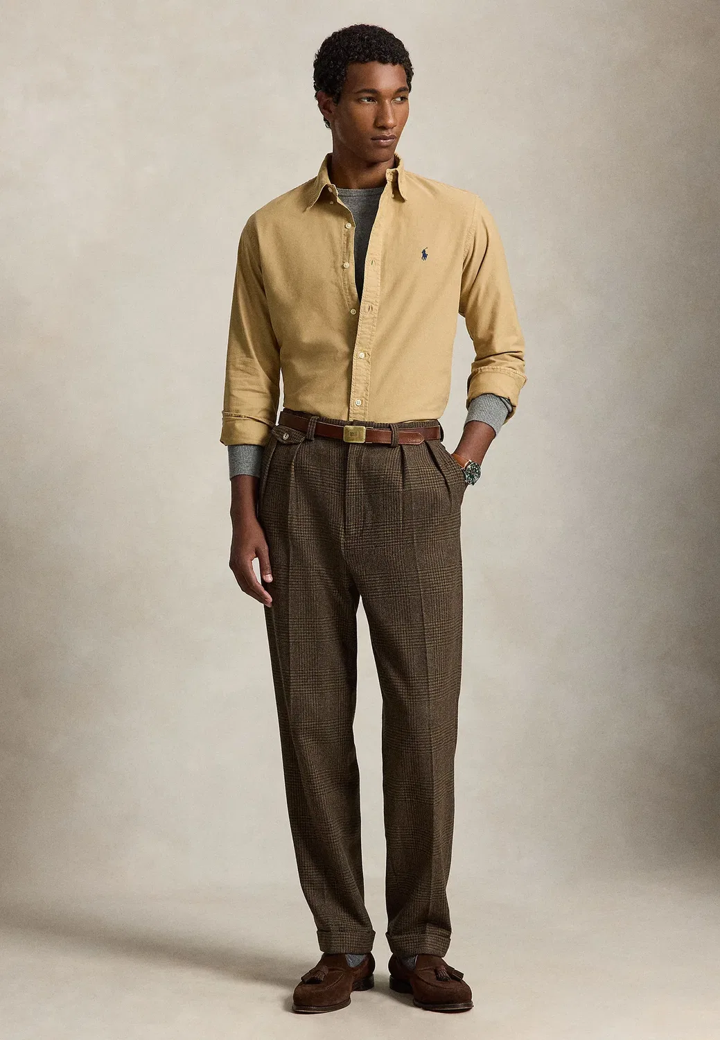 Рубашка Polo Ralph Lauren, Classic Camel — фото 2