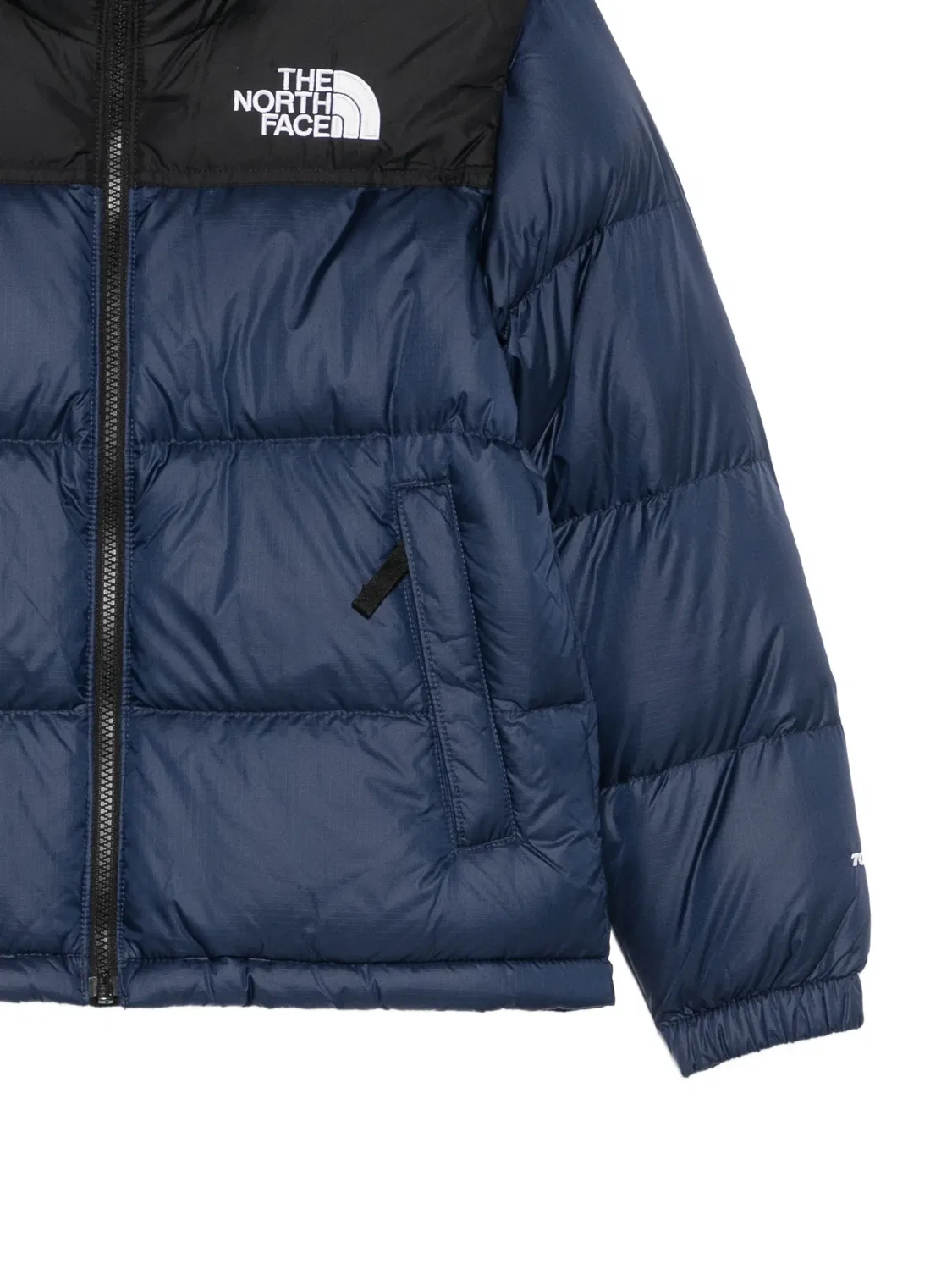 Стеганая куртка Nuptse The North Face Kids, синий — фото 3