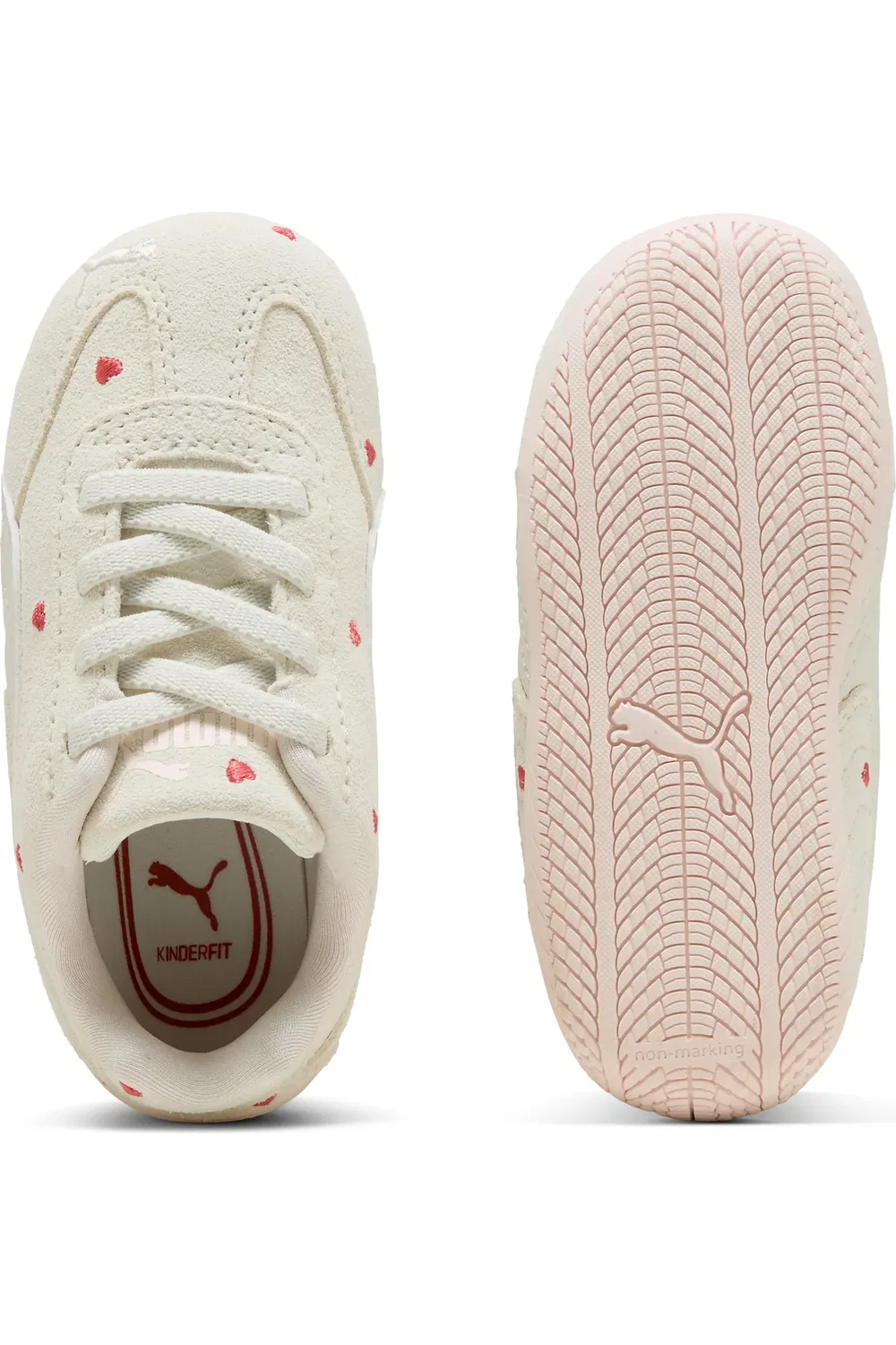 Детские кроссовки на шнуровке Speedcat OG PUMA, Vapor Gray/Jasmine — фото 4