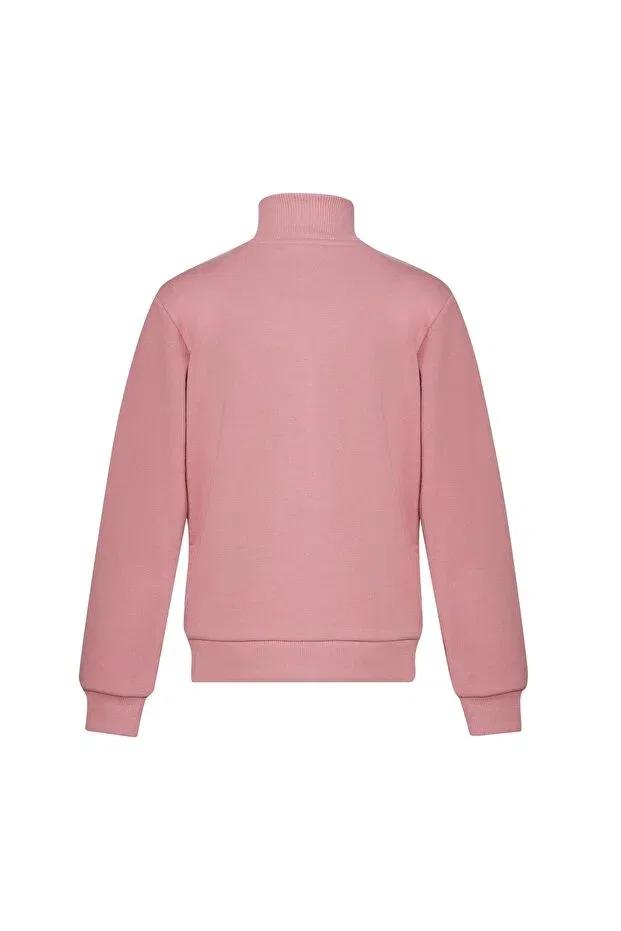 Детские свитшот с застежкой-молнией для девочек хлопковый Pulse Hummel, Pink — фото 3
