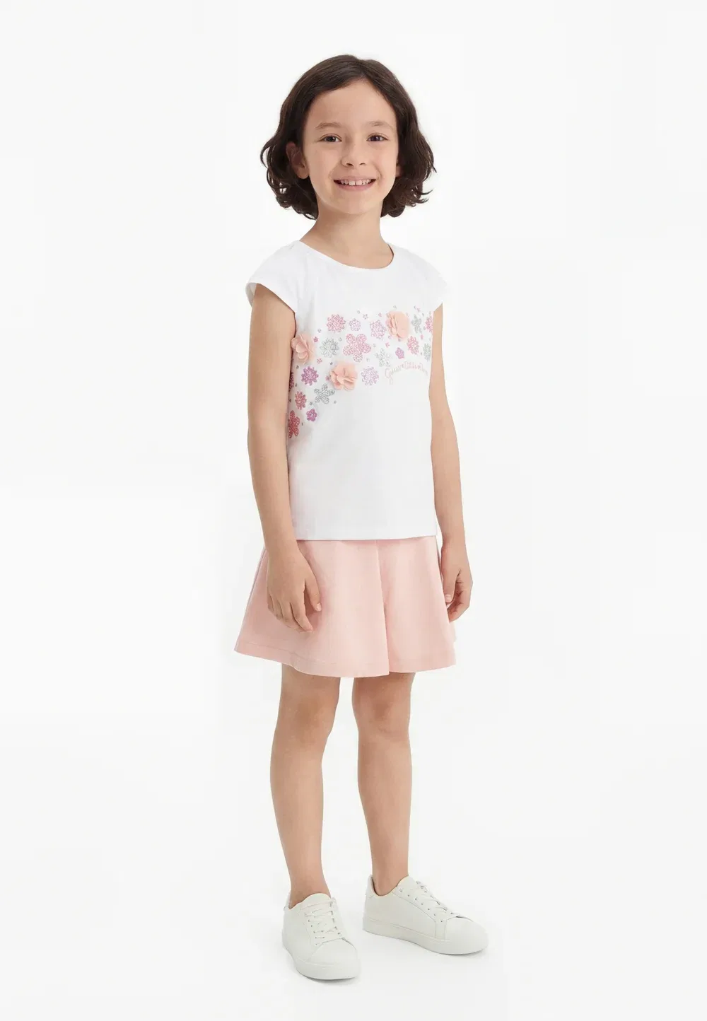Детский комплект из юбки и мини-юбки Guess, Pure White