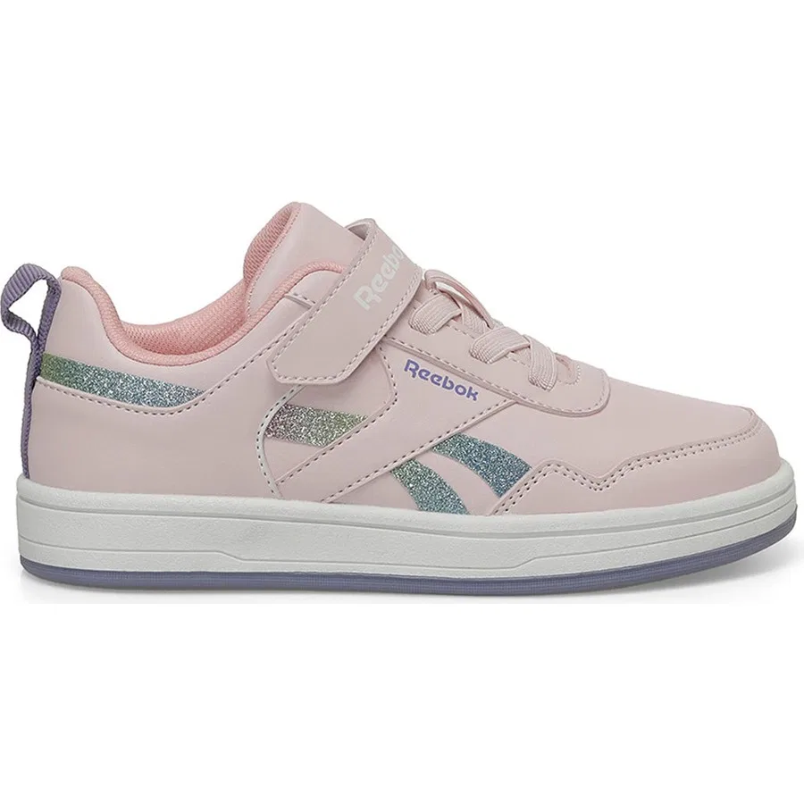 Кроссовки детские с верхом из экокожи Reebok Lucida Sky, Пудровый