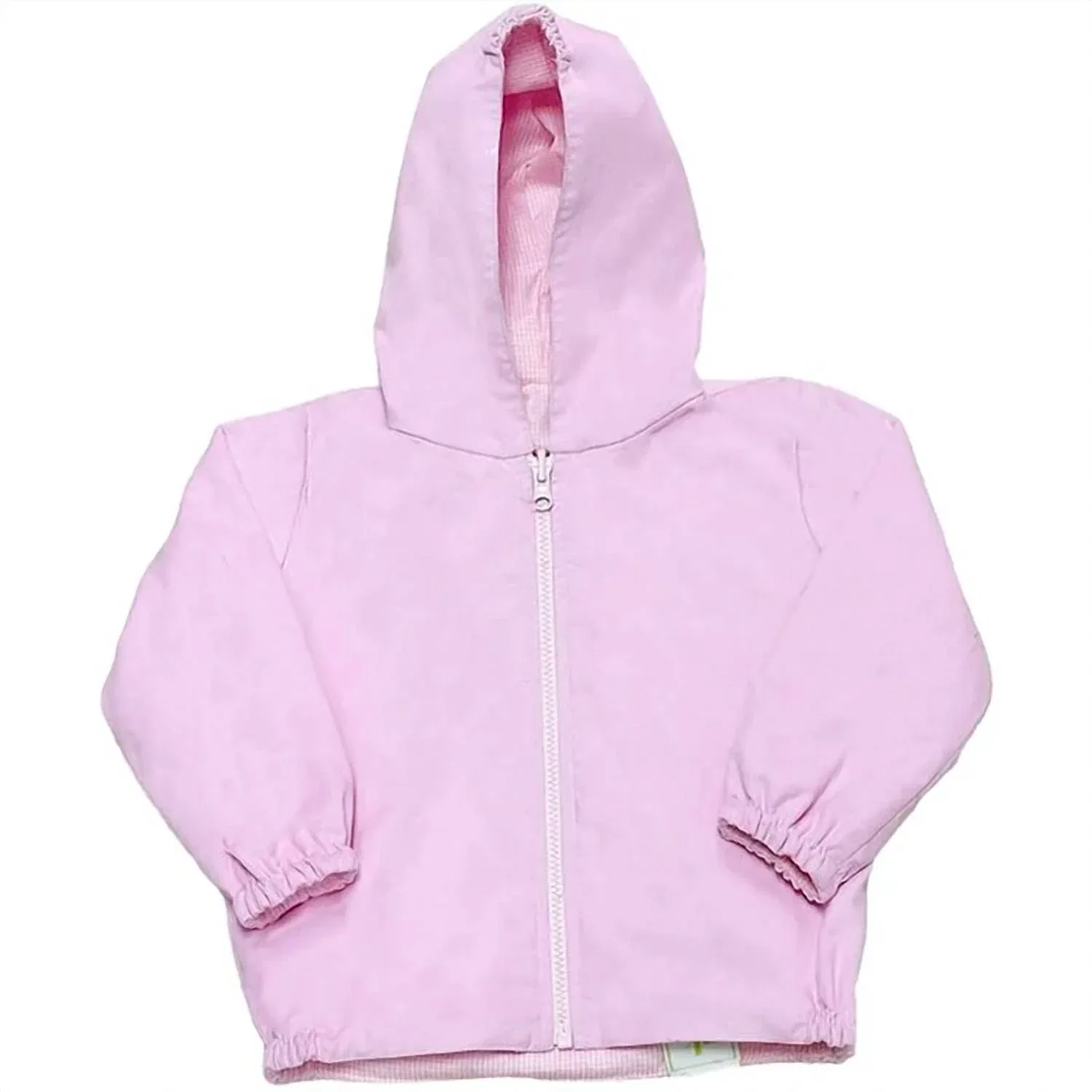 Детская куртка-реверс с клетчатым принтом Ethan Reversible Zuccini Kids, Pink Cord — фото 2