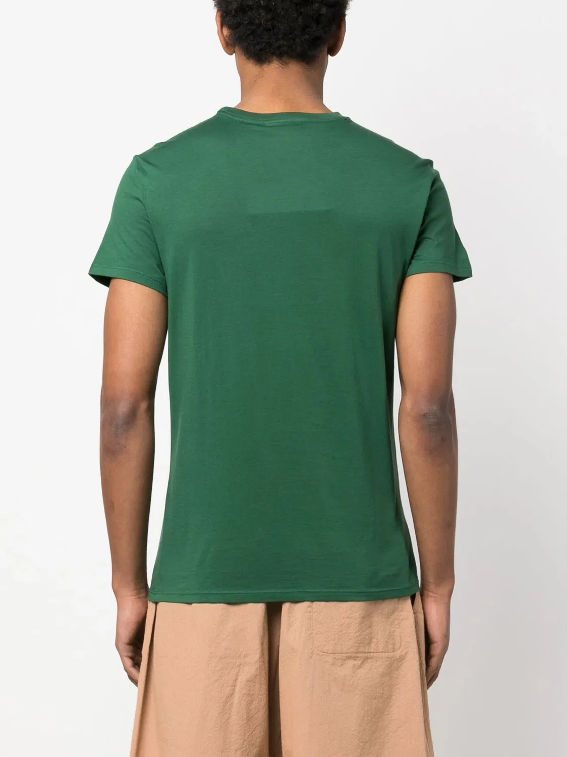 Lacoste Футболка хлопковая зеленая — фото 2