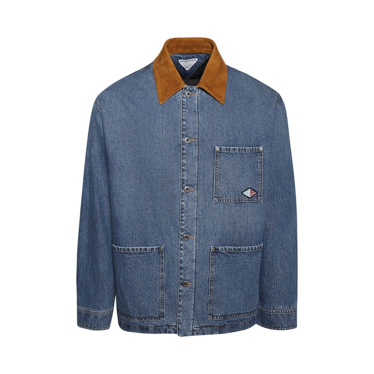 

Куртка Bottega Veneta Denim Jacket 'Mid Blue', синий