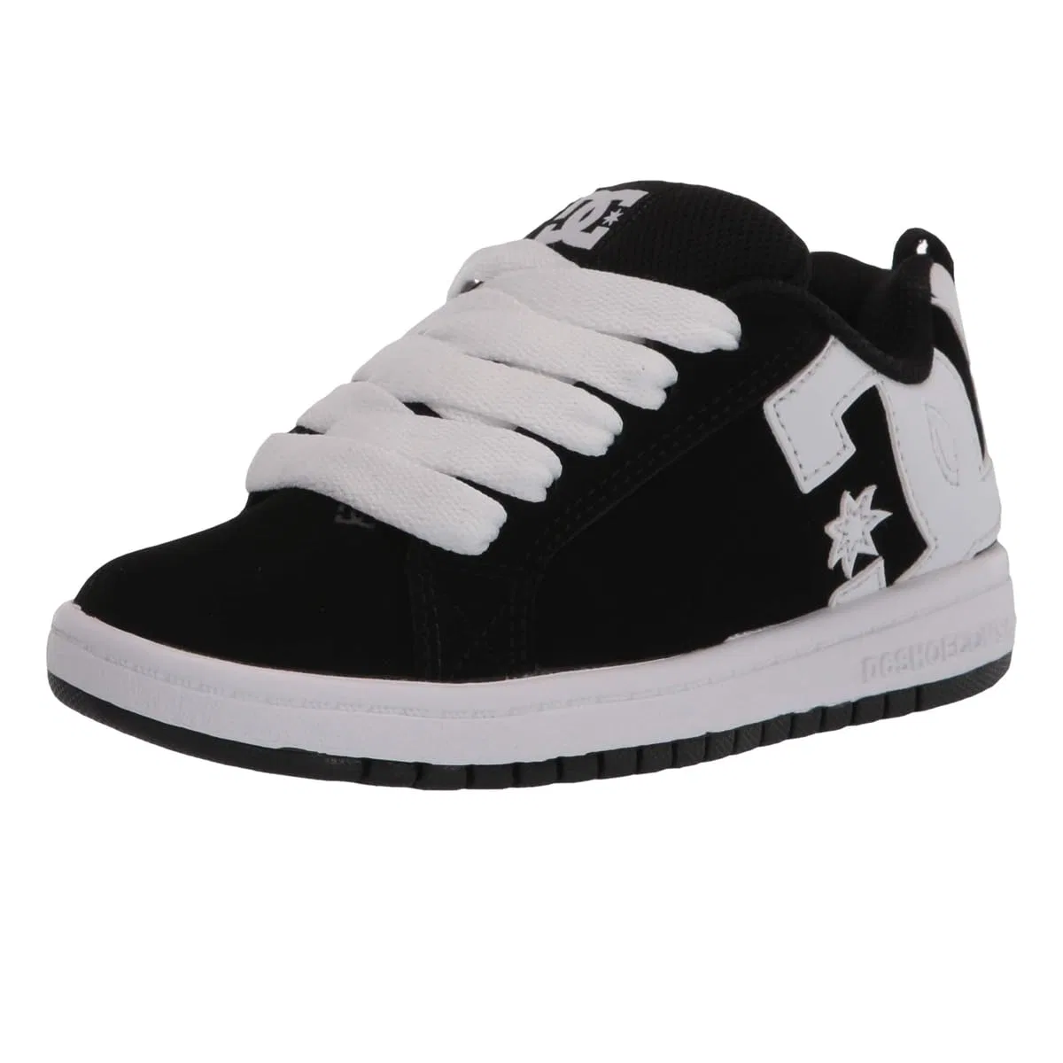 Детские кроссовки для девочек для скейтбординга Court Graffik DC Shoes, Black White