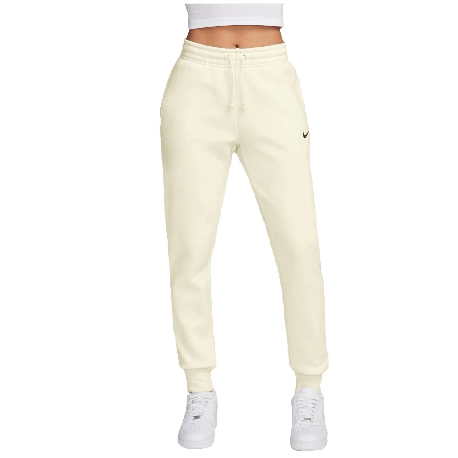 Женские спортивные брюки из флиса Phoenix Fleece Nike, Weiß — фото 2