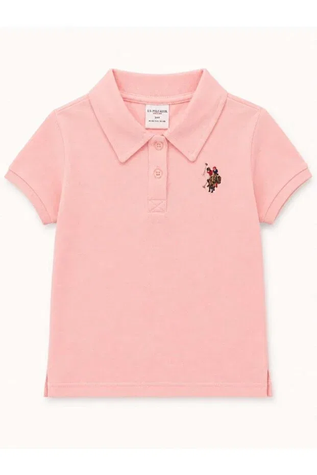 Детская футболка для девочек с коротким рукавом U.S. Polo Assn., Pink