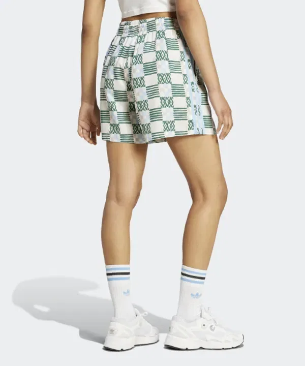 Шорты удлиненные 80s, Adidas, зеленый — фото 2