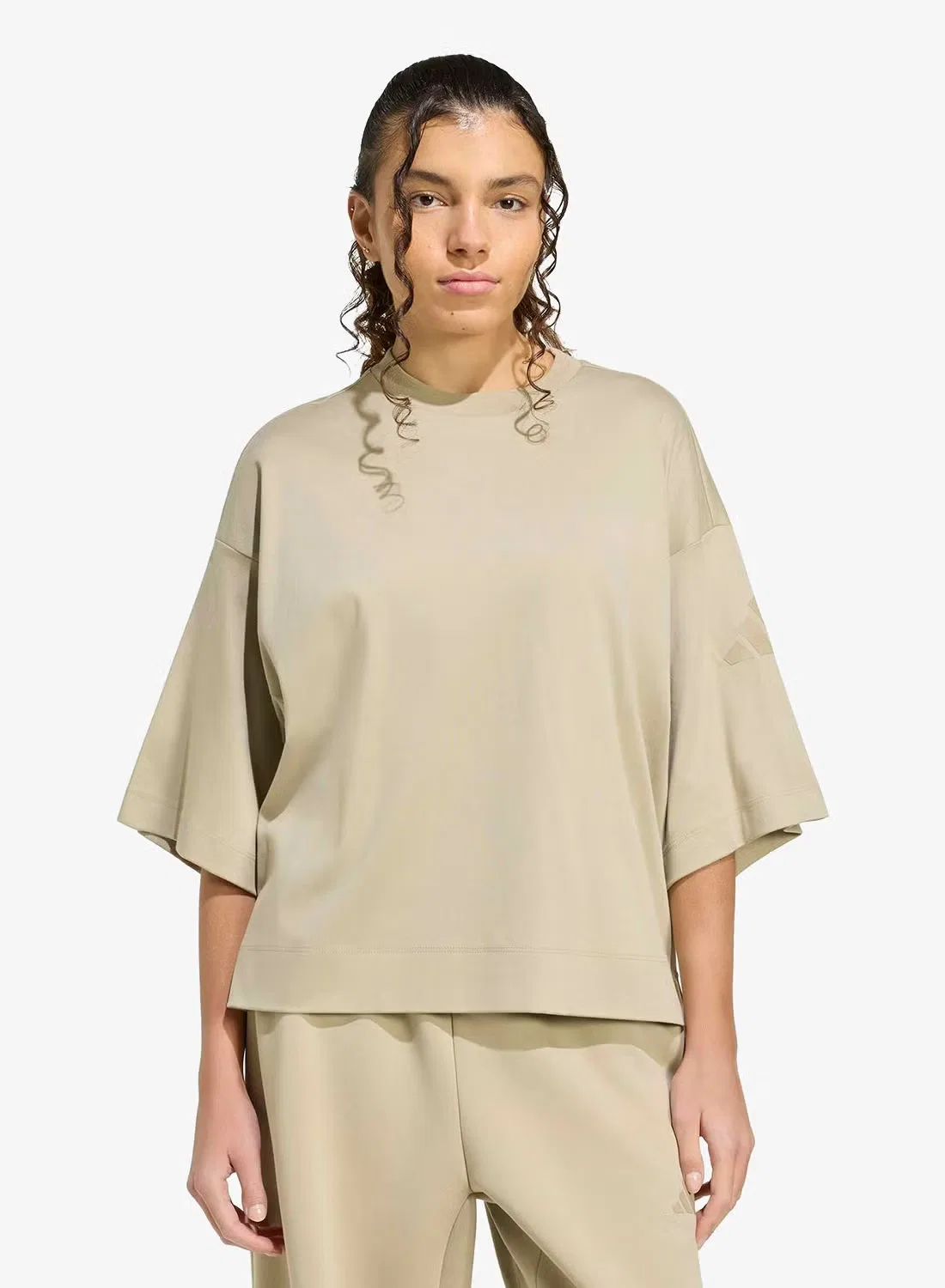 Футболка свободная Soft lux loose, Adidas, белый