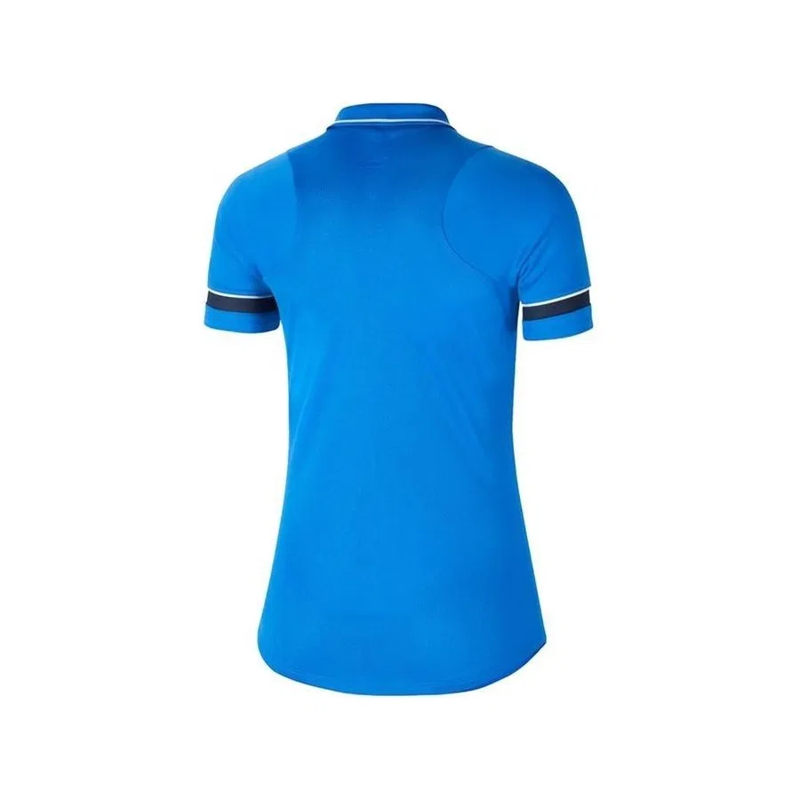 Женская футболка поло с длинным рукавом W Academy 21 Polo Nike, Синий — фото 2
