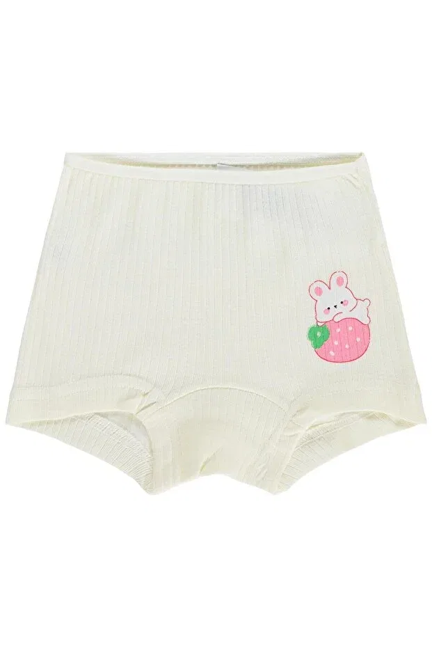 Детский комплект боксеров для девочек с цветочным принтом 2-Piece Boxer Set Civil Girls, Standard — фото 3