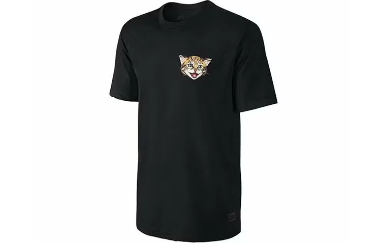 Футболка с принтом Cat Scratch Nike, черный
