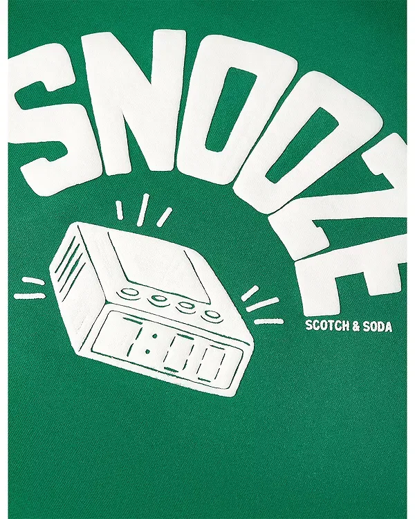 Детское худи с принтом Scotch & Soda, Green Jacket — фото 3