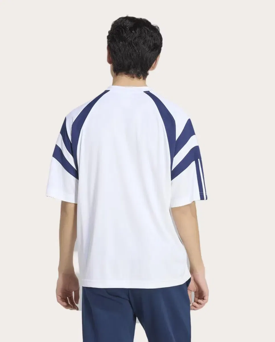 Мужская футболка House Of Tiro adidas, Blanco — фото 2