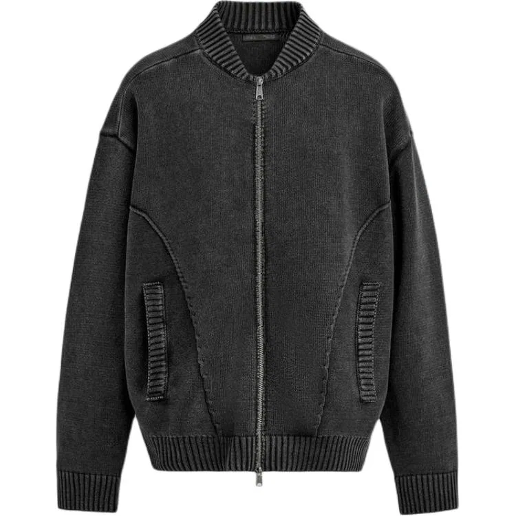 Мужская куртка пилот с воротником-стойкой Moderate, ZARA, Black