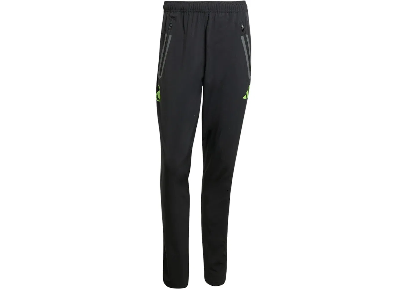 Мужские брюки Tiro 25 Pro Vis Tech Travel Pants Adidas, Black Lucid Lemon