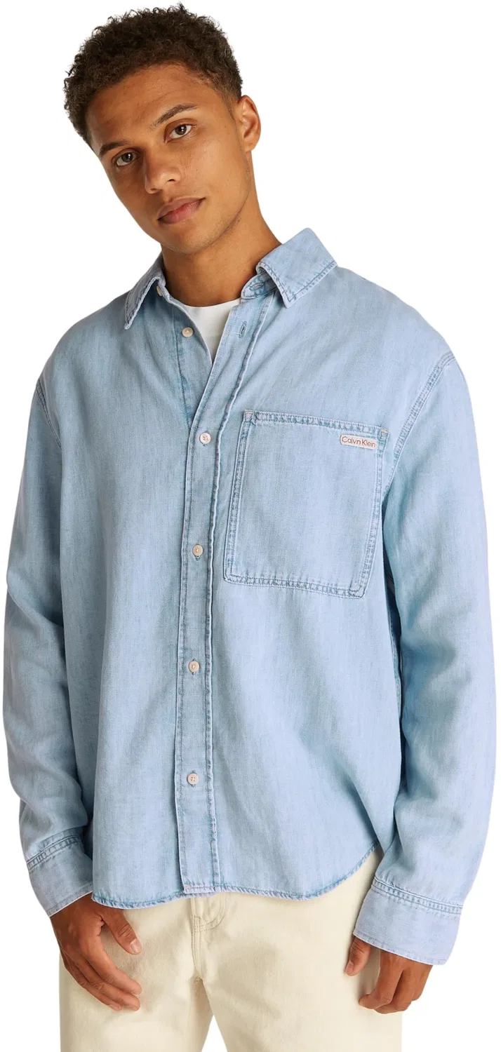 Мужская куртка с длинным рукавом Calvin Klein, Denim (Den Light)
