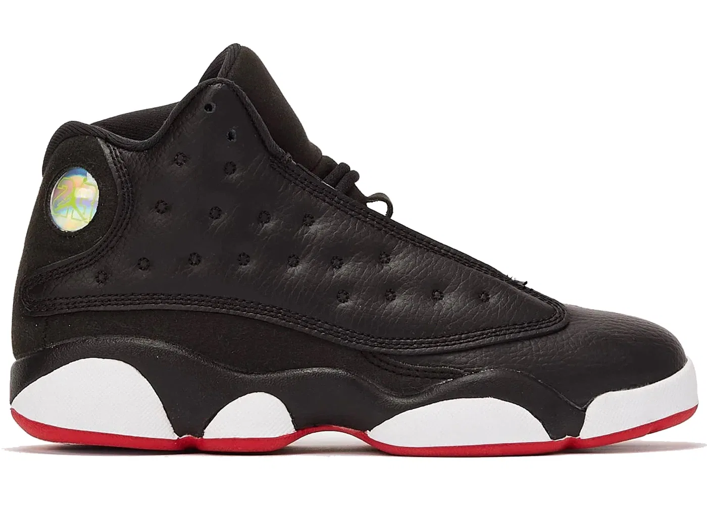 Детские кроссовки с принтом Jordan 13 Retro Jordan, Black/Varsity Red-White-Vibrant Yellow