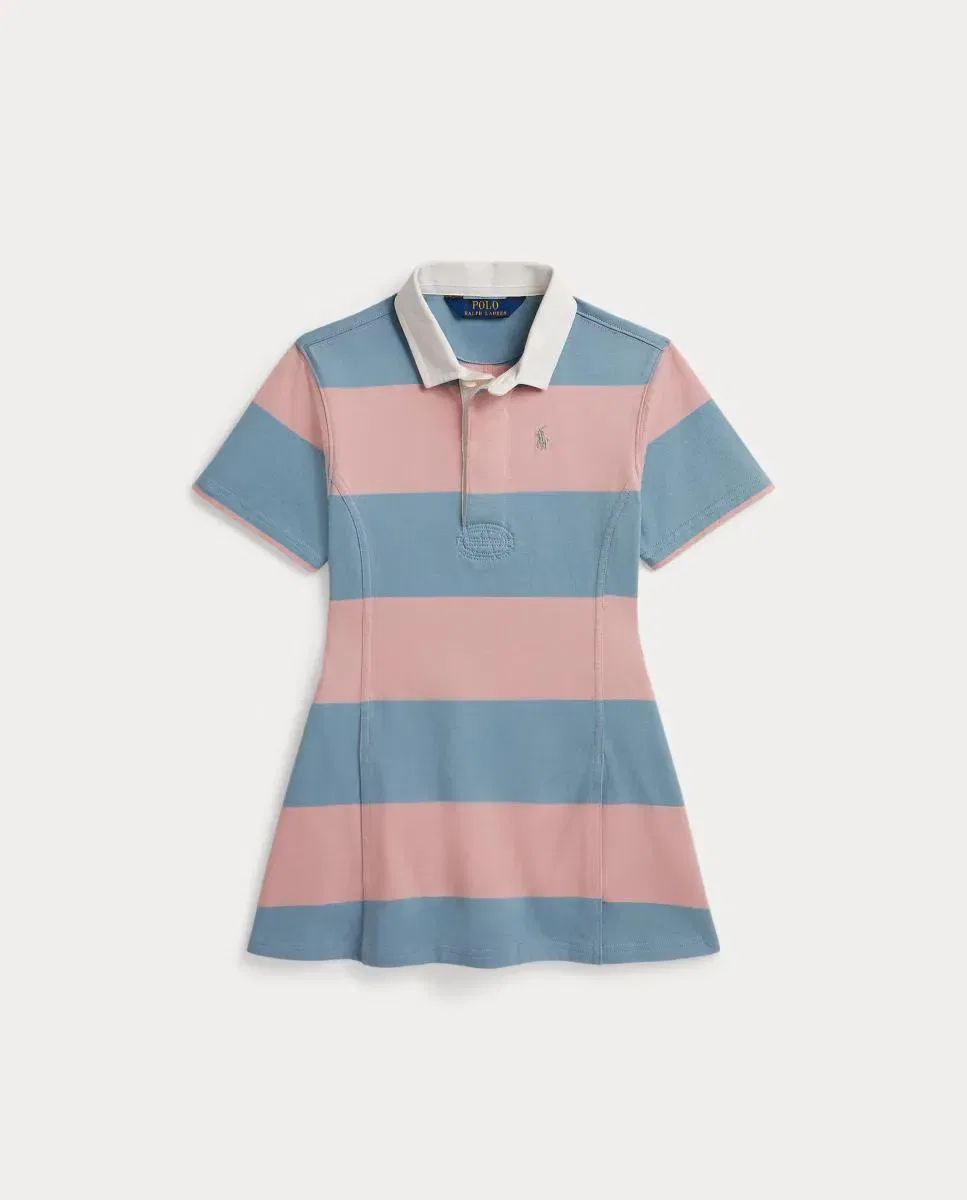 Детское платье для девочек в полоску Rugby Polo Ralph Lauren, Multicolor