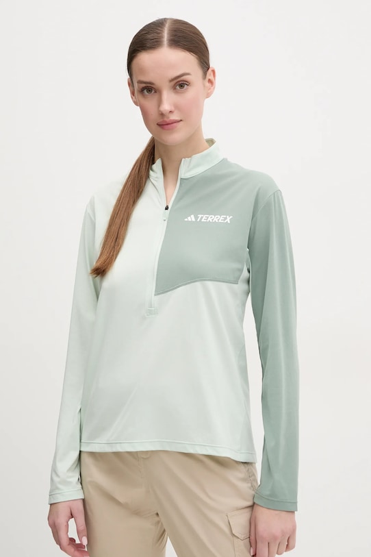 

Спортивный лонгслив Multi Adidas Terrex, зеленый