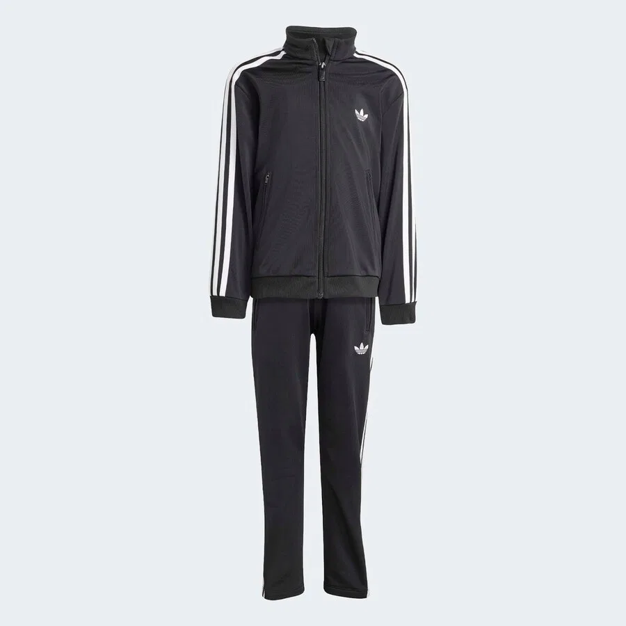 Спортивный костюм ADIDAS ORIGINALS Regular 'Firebird' черного цвета — фото 3