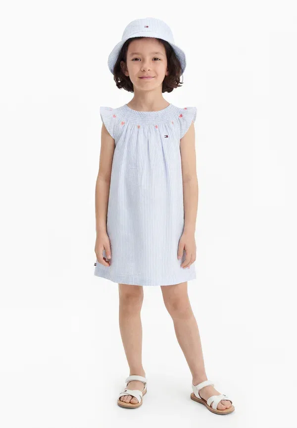 Комплект из топа и шорт с полосками Ithaca set Tommy Hilfiger, Blue/White, белый
