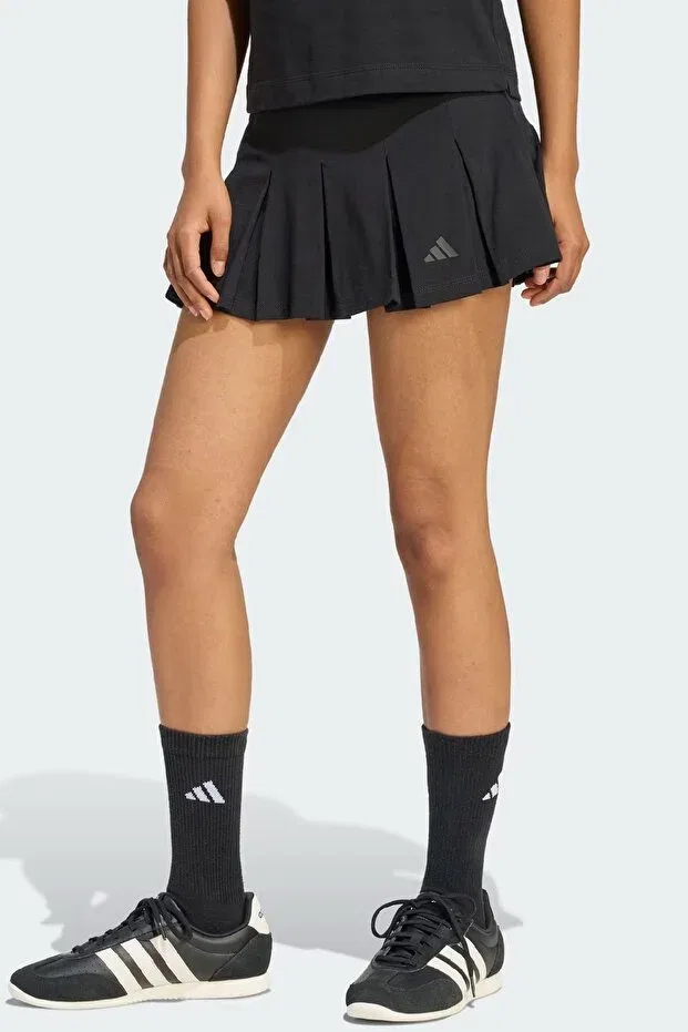 Женская юбка-шорты хлопковая Adidas, Black