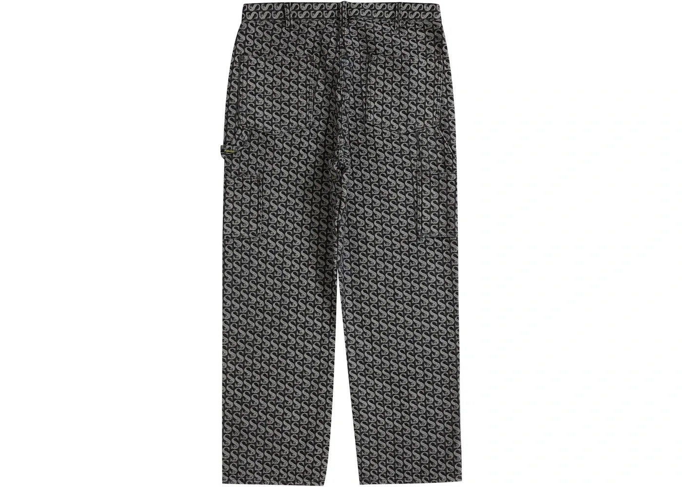 Мужские джинсовые брюки с двойным наколенником Supreme Pant (FW21), Black — фото 2