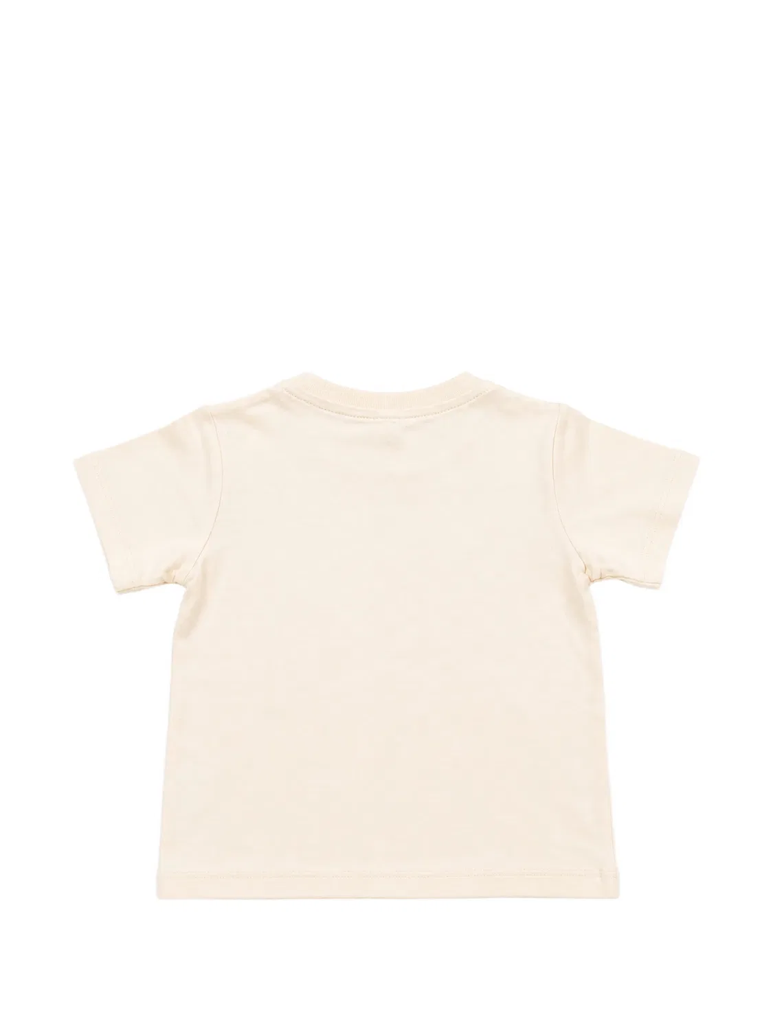 Футболка с принтом и логотипом Stella Mccartney Kids, нейтральные цвета — фото 2
