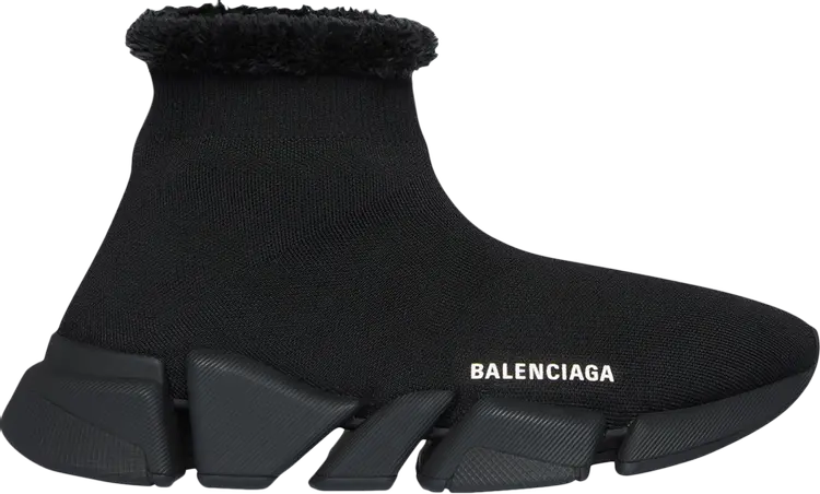 Кроссовки Balenciaga Wmns Recycled Speed 2.0 Sneaker Black, черный
