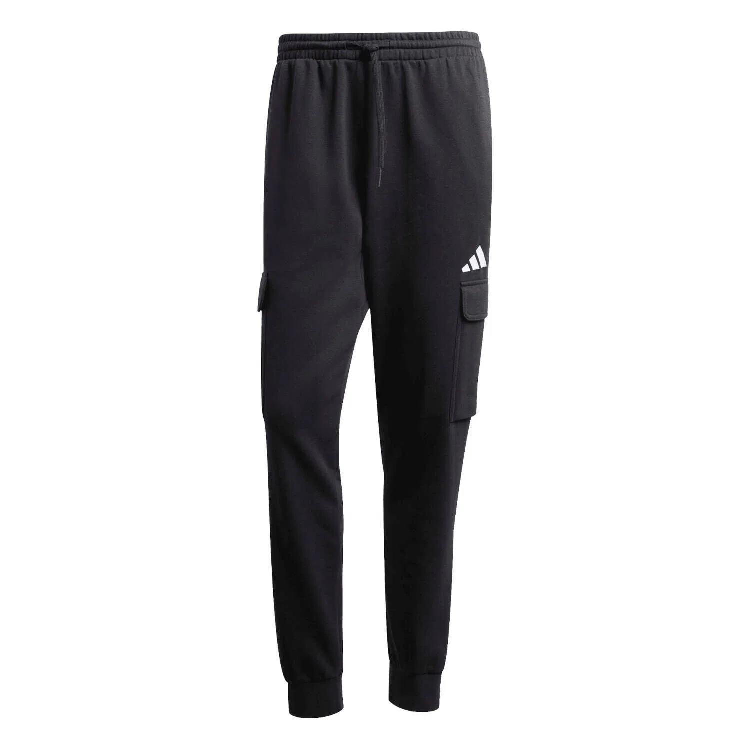 Мужские тренировочные штаны с карго-карманами Feelcozy Fleece Cargohose Adidas, Schwarz Weiss