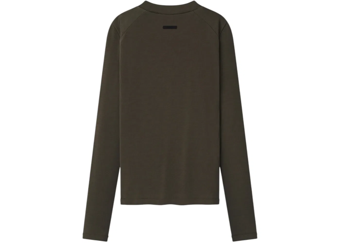 Мужская футболка с длинным рукавом Fear of God Essentials Tee, Brown — фото 2