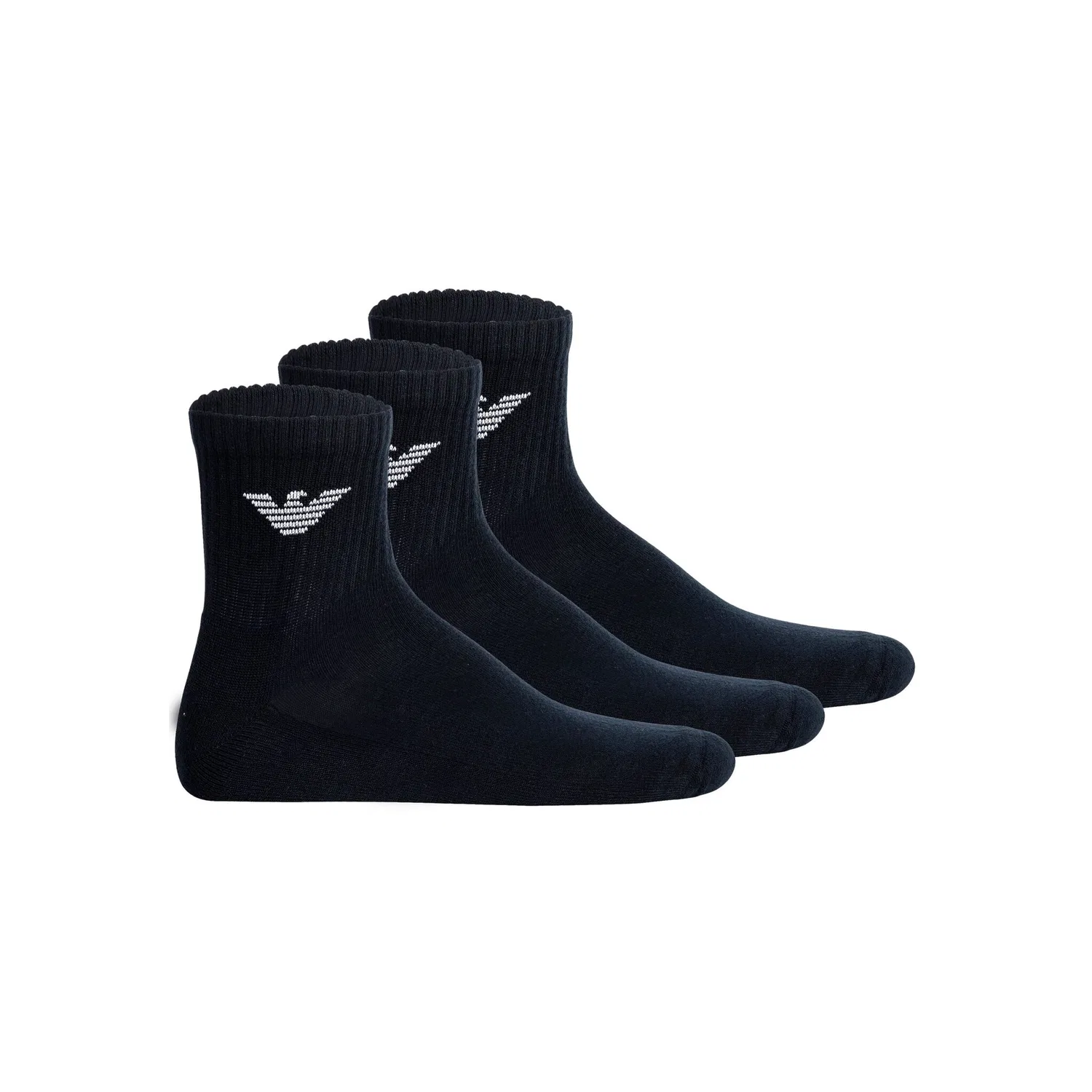 Мужские короткие носки с логотипом Emporio Armani, Blue