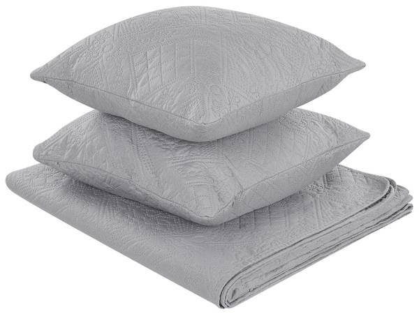 

Покрывало Beliani ALAMUT 3 шт, 140x2x210 см, серый