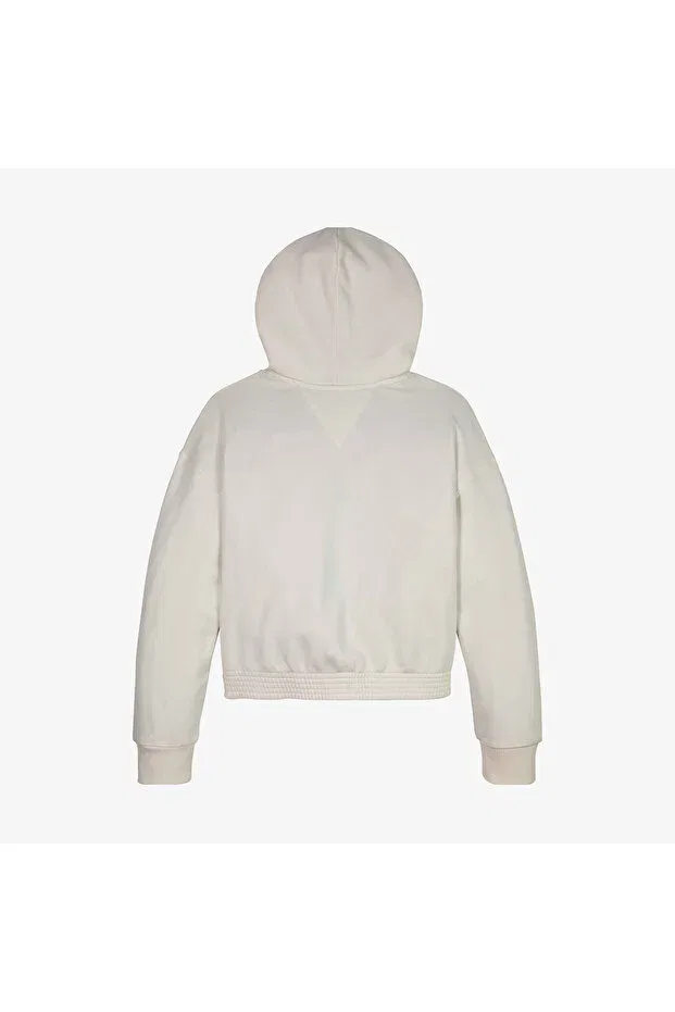 Детские свитшот для мальчиков с капюшоном Monotype Flock Tommy Hilfiger, White — фото 2