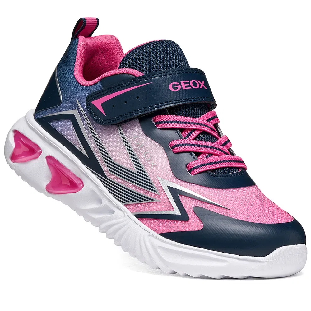 Детские кроссовки для девочек с подсветкой Assister B Geox, Pink — фото 4