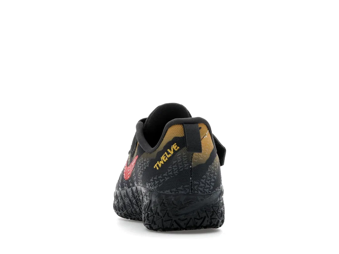 Детские кроссовки для мальчиков с принтом Nike Ja 3 Nike, Anthracite/Bright Crimson/Yellow Ochre — фото 4
