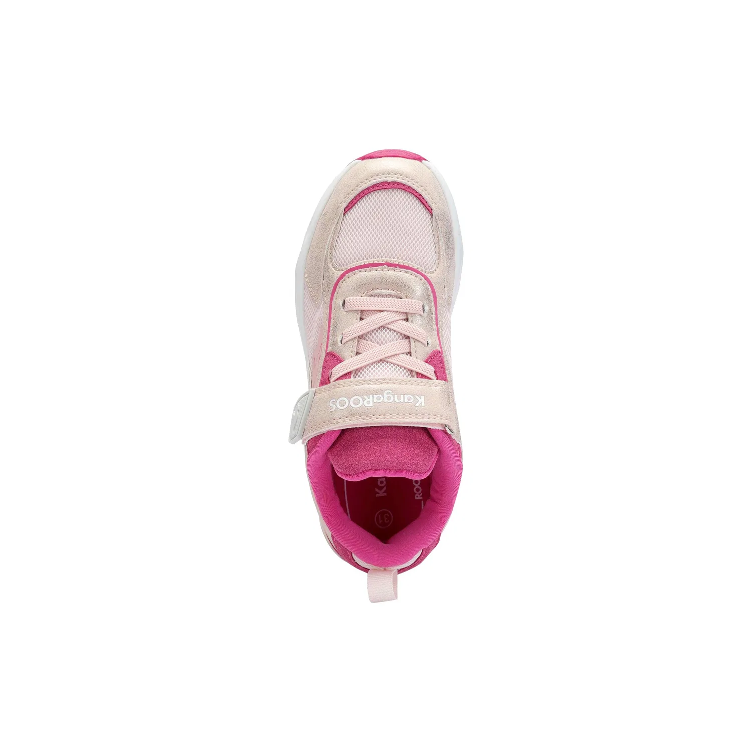 Детские кроссовки на липучке KX-LUFT EV KangaROOS, Frost Pink/Daisy Pink — фото 4