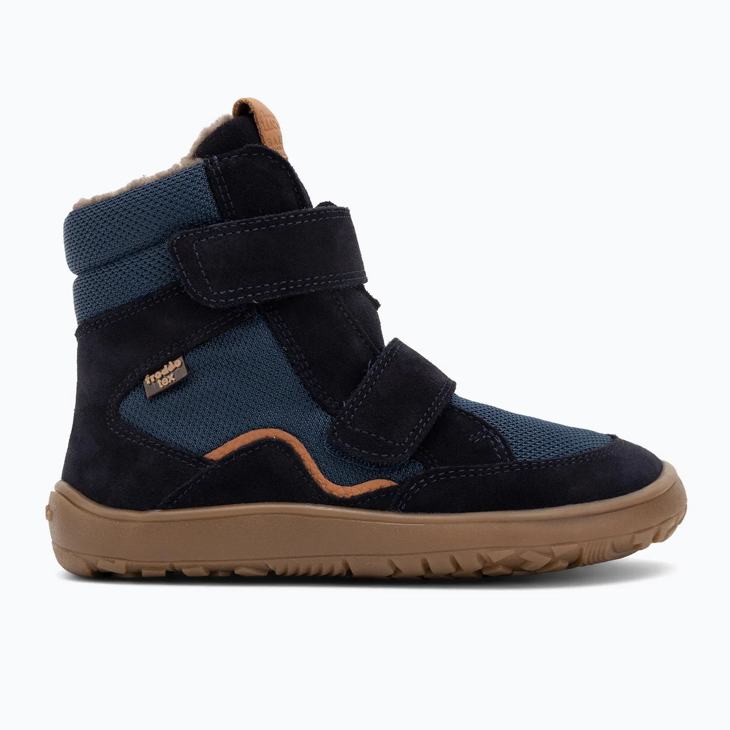Детские зимние ботинки с высокой посадкой Froddo Tex Winter Barfuß-Schneestiefel, Froddo, Dunkelblau — фото 2