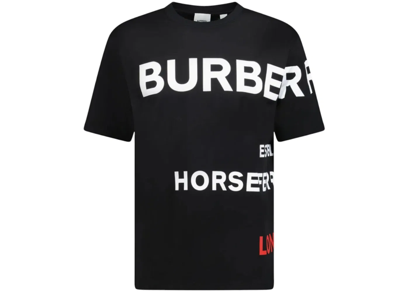 Мужская футболка с принтом Burberry Horseferry Print Burberry, Black