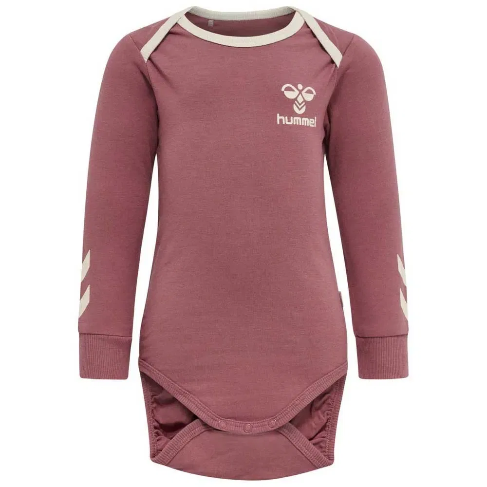 Боди с длинным рукавом Maule Hummel, розовый