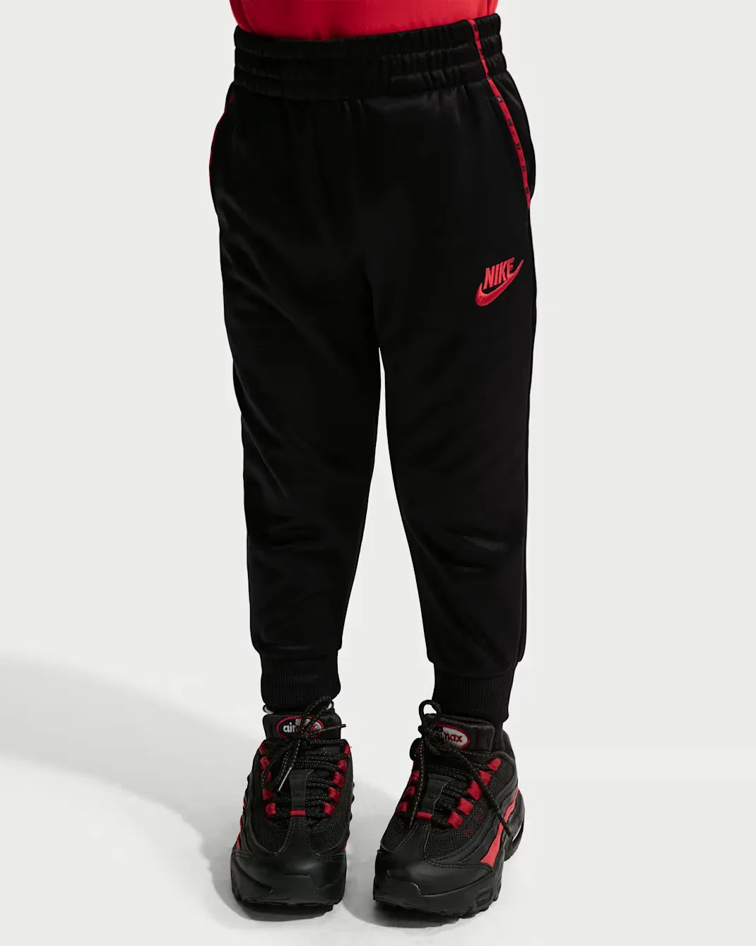 Детский комплект одежды Dri-FIT Lifestyle из 2 предметов с застежкой-молнией и декоративным кантом Propus Nike, Black — фото 4
